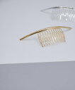 【SALE/40%OFF】ADAM ET ROPE' FEMME メタリックバーコーム アダムエロペ ヘアアクセサリー バレッタ・ヘアクリップ・ヘアピン ゴール...