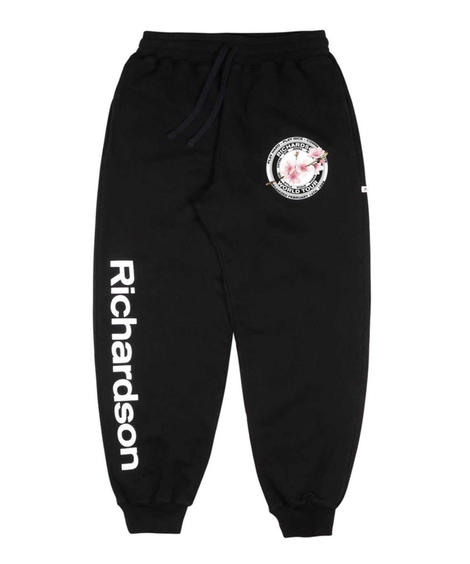 【SALE／60 OFF】bonjour records Richardson Cherry Blossom Teamster Sweatpants ボンジュールレコード パンツ その他のパンツ ブラック ホワイト【送料無料】