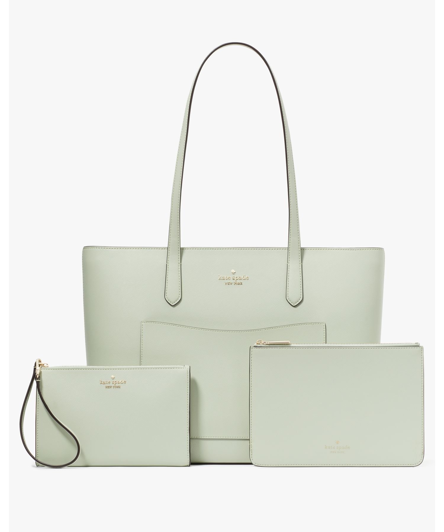 【SALE／65%OFF】kate spade new york ステイシー トート セット ケイトスペードニューヨーク バッグ トートバッグ グリーン【送料無料】