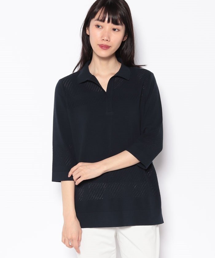 【SALE／51%OFF】Leilian ニットプルオー