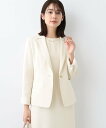 【SALE/60%OFF】INDIVI 春SALE!【洗える/スーツ】テーラードカラージャケット インディヴィ スーツ・フォーマル セットアップスーツ ホワイト...