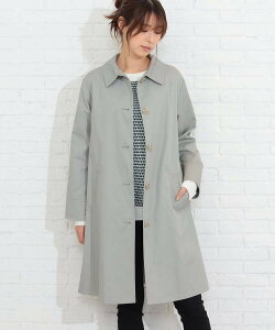 【SALE／50%OFF】SHOO・LA・RUE 【撥水/防花粉】ステンカラーコート シューラルー ジャケット・アウター ステンカラーコート グリーン イエロー ベージュ ピンク ネイビー