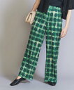 【SALE/85%OFF】BEAUTY&YOUTH UNITED ARROWS チェックプリント イージーパンツ -ウォッシャブル- ユナイテッドアローズ アウ...