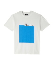 A.P.C. Crush Tシャツ アー・ぺー・セー トップス カットソー・Tシャツ ブルー【送料無料】