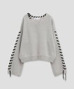 CONVERSE TOKYO WOMEN BLANKET STITCH LINEN KNIT PULLOVER コンバーストウキョウ トップス ニット ブラック...