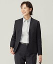 J.PRESS LADIES L 【セットアップ対応】BAHARIYE SOLID ノーカラー ジャケット ジェイプレス ジャケット・アウター ノーカラージャケ...