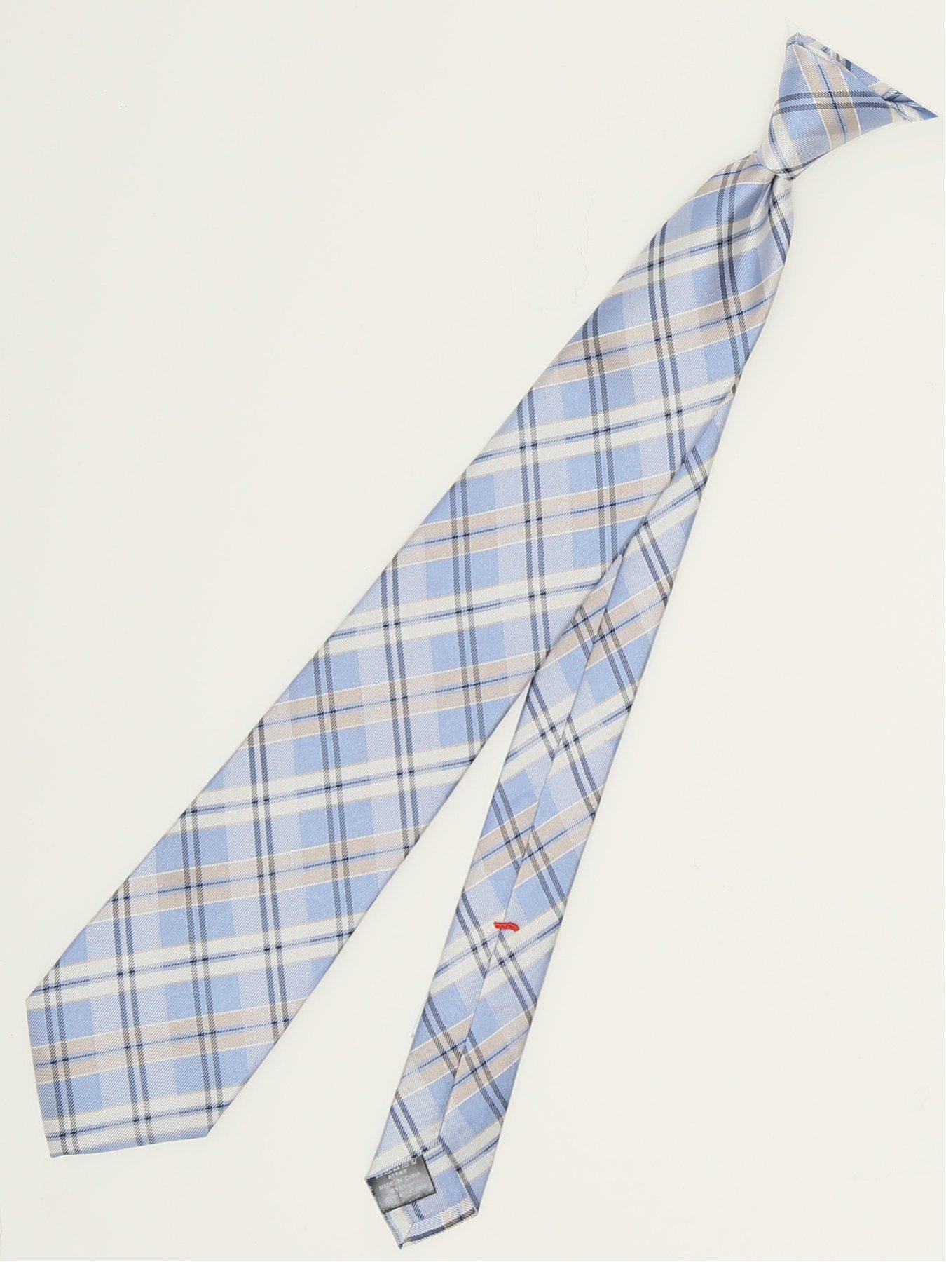 【SALE／30%OFF】m.f.editorial セッテピエゲ シルクチェック柄 レギュラータイ 8cm幅 タカキュー スーツ・フォーマル ネクタイ・蝶ネクタイ グリーン ブルー【送料無料】