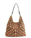 【SALE/30%OFF】COOCO ペーパー透かし編ワンショルダーカゴバッグ/A4対応 プードゥードゥー バッグ かごバッグ ブラウン オレンジ ブラック【送料無料】