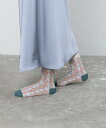 TRICOTE BUMPY ARGYLE SOCKS トリコテ 靴下・レッグウェア 靴下 ブラウン(4)