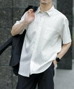 【SALE/20%OFF】URBAN RESEARCH ROSSO 『WEB限定』『XLサイズあり』ストライプレギュラーカラー半袖シャツ アーバンリサーチロッソ トップス シャツ・ブラウス ベージュ ブラック ホワイト【送料無料】