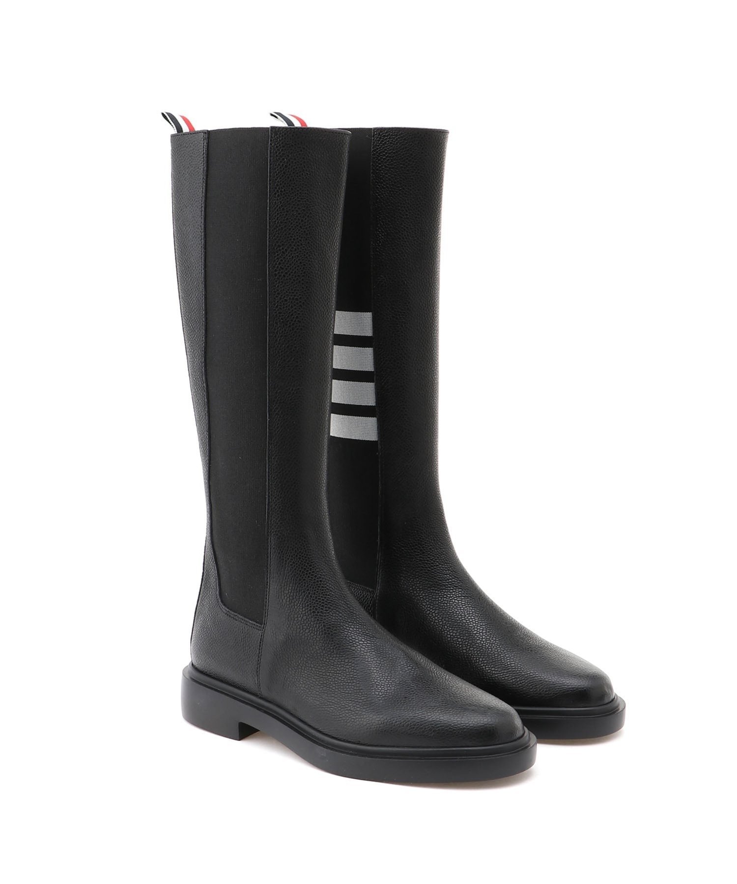 THOM BROWNE KNEE HIGH 4 BAR CHELSEA BOOT トムブラウン シューズ・靴 ブーツ ブラック【送料無料】