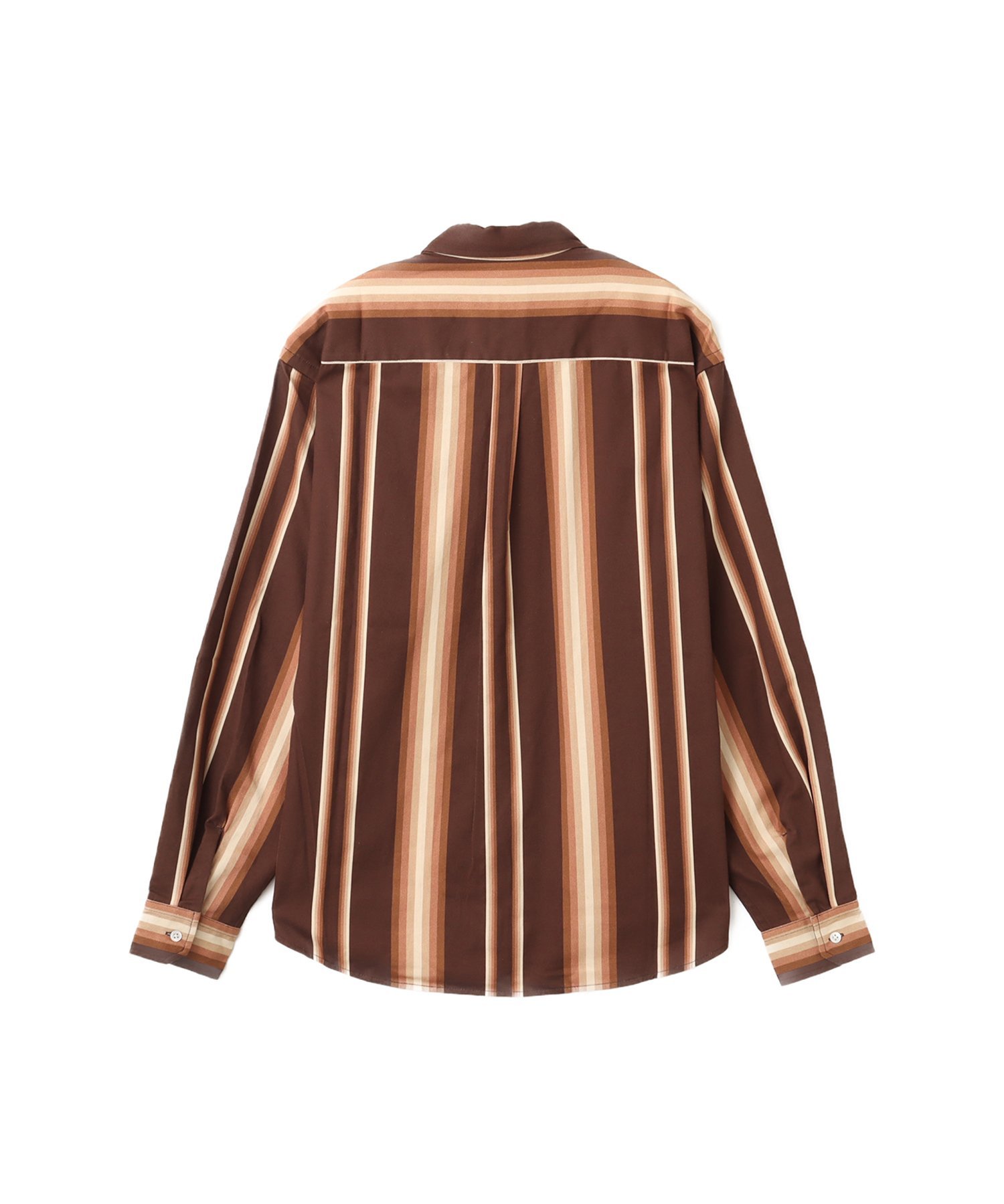 atmos atmos Flannel Stripe Shirt BROWN アトモス トップス シャツ・ブラウス ブラウン