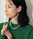 Demi-Luxe BEAMS jour couture / Dimple.03 パールネックレス デミルクス ビームス アクセサリー 腕時計 その他のアクセサリー 腕時計 ホワイト【送料無料】