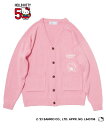 CONVERSE TOKYO 【CONVERSE TOKYO * HELLO KITTY】SCHOOL LOOK CARDIGAN コンバーストウキョウ トップス カーディガン ピンク ネイビー【送料無料】