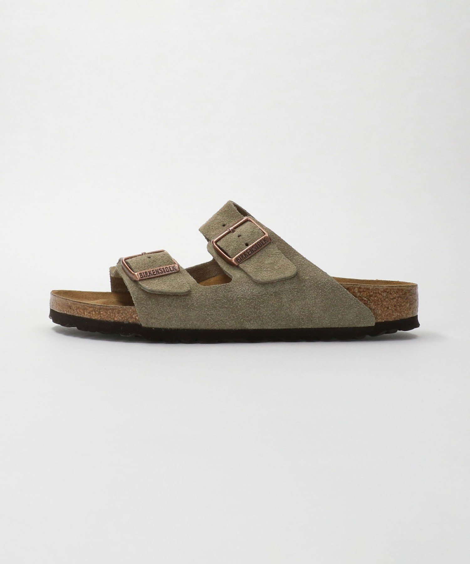 BEAUTY&YOUTH UNITED ARROWS ＜BIRKENSTOCK＞ アリゾナ スエード レザー/サンダル ビューティー＆ユース　ユナイテッドアローズ シューズ・靴 サンダル ベージュ ブラック【送料無料】