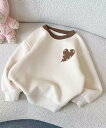 aimoha KIDS 【aimoha-KIDS-】パッチワーク配色スウェット アイモハ トップス スウェット・トレーナー ピンク ベージュ