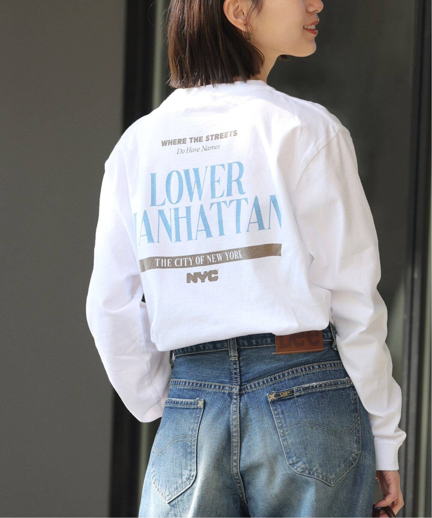 JOURNAL STANDARD relume 【GOOD ROCK SPEED / グッドロックスピード】NYC ロングスリーブTシャツ ジャーナル スタンダード レリューム トップス カットソー・Tシャツ ホワイト【送料無料】のサムネイル