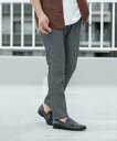 URBAN RESEARCH ROSSO 『WEB限定』サマーツイードイージースラックス アーバンリサーチロッソ パンツ その他のパンツ ブラック ベージュ【送料無料】(4)