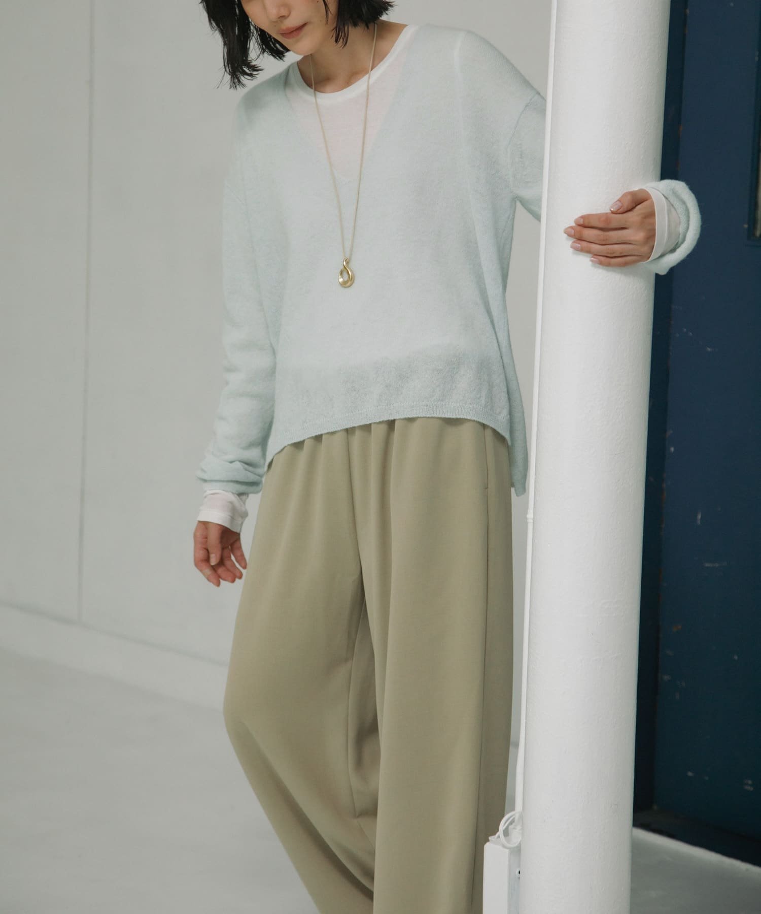 Relax Easy Wide Pants アーバンリサーチドアーズ パンツ その他のパンツ ブラック ベージュ