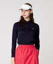 23区 ゴルフウェア レディース 23区GOLF 【WOMEN】【吸水速乾・UVケア】エンブロイダリー 長袖シャツ ニジュウサンクゴルフ トップス ポロシャツ ネイビー ホワイト【送料無料】