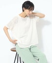 【SALE／30 OFF】SHOO LA RUE 【2点セット/2WAY】レーストップス タンクトップ シューラルー トップス アンサンブル ホワイト ブラック オレンジ