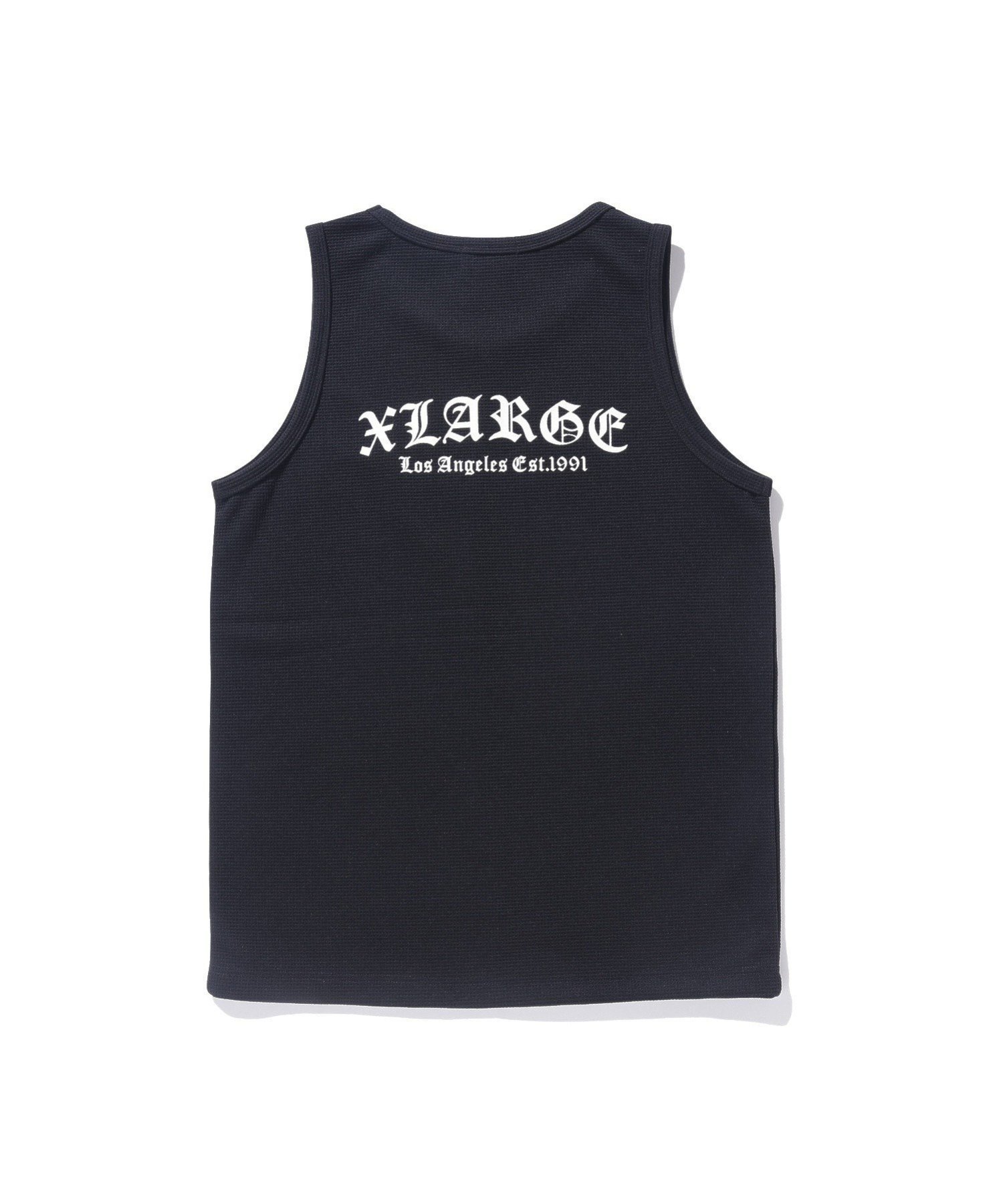 XLARGE OLD ENGLISH WAFFLE TANK TOP XLARGE エクストララージ トップス ノースリーブ・タンクトップ ブラック ホワイト【送料無料】