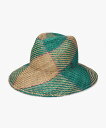arth arth HANAGOZA Fedora / アース オーバーライド 帽子 ハット パープル グリーン【送料無料】
