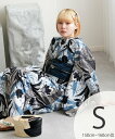 Nico@ntique ニコアンティーク 浴衣3点セット オールドチューリップ ブルー Sサイズ ウタタネ 着物・浴衣・和装小物 浴衣 ブルー【送料無料】