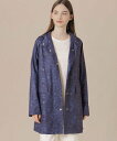 【SALE/27%OFF】MACKINTOSH LONDON 【BIBURY FLOWER】バイブリーレインタフタコート マッキントッシュ ロンドン ジャケット・アウター その他のジャケット・アウター ネイビー ホワイト【送料無料】