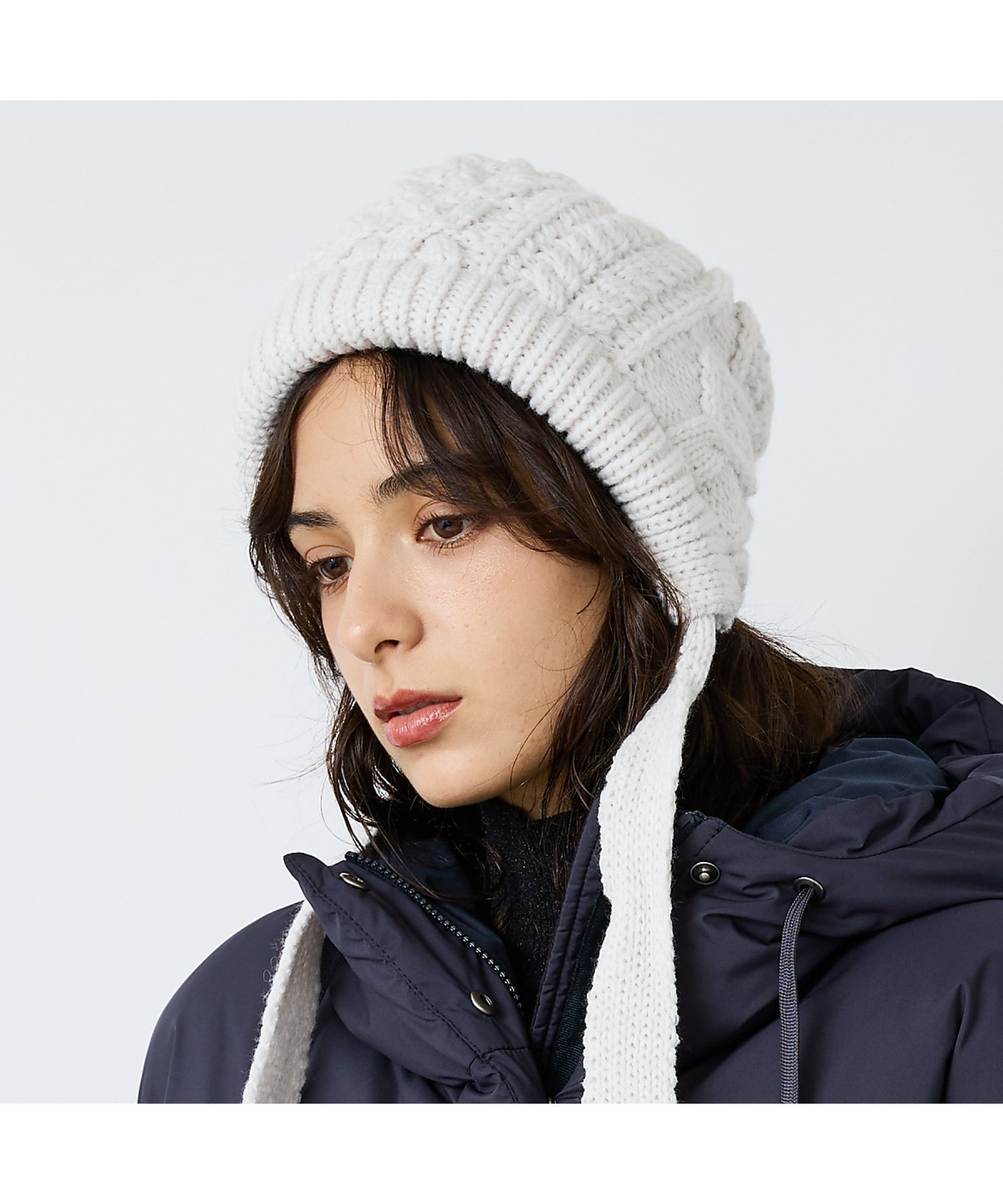 Rouge vif la cle 【RUBEN/ルーベン】RUS-8356/ケーブルボンネット/CABLE BON ルージュ・ヴィフ ラクレ..