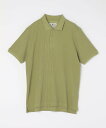 【SALE/50%OFF】SHIPS MEN ALAN PAINE: ワッフルテクスチャーポロシャツ シップス トップス ポロシャツ グリーン ネイビー【送料無料】(4)
