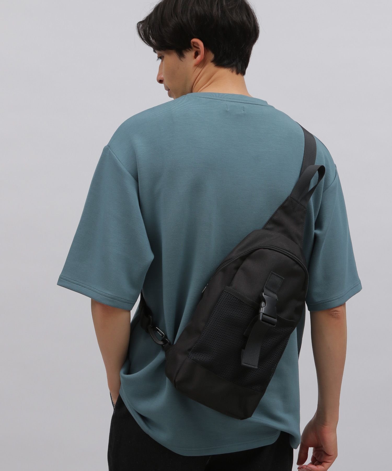 LAKOLE バックルBODYBAG ラコレ バッグ ボディバッグ・ウエストポーチ グレー ブラック カーキグリーン