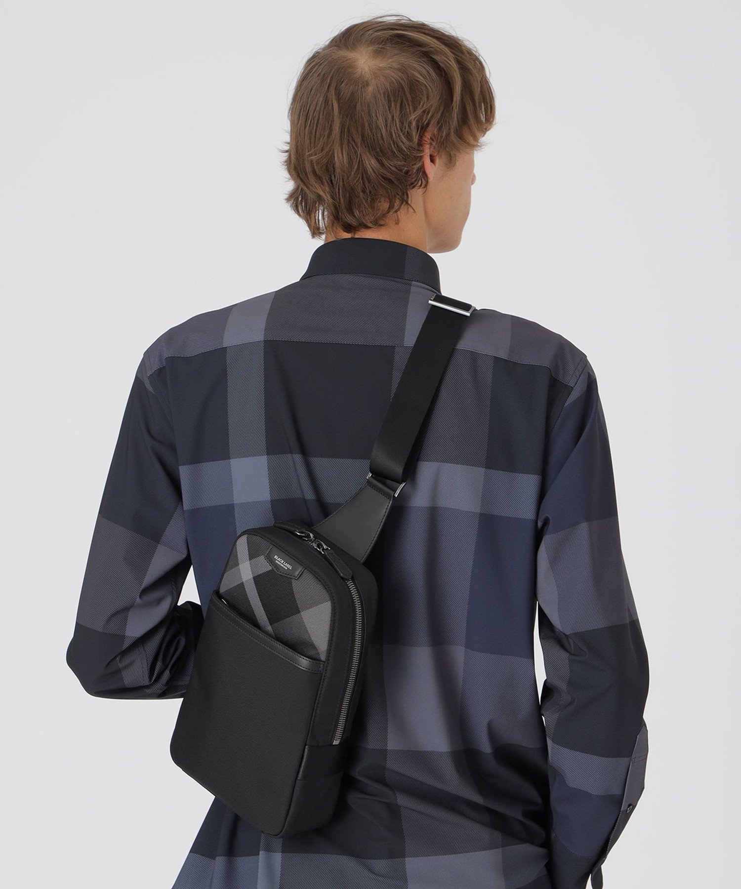 BLACK LABEL CRESTBRIDGE ライトウェイトコーデュラバリスティックスマートボディバック ブルーレーベル / ブラックレーベル・クレストブリッジ バッグ その他のバッグ ブラック【送料無料】