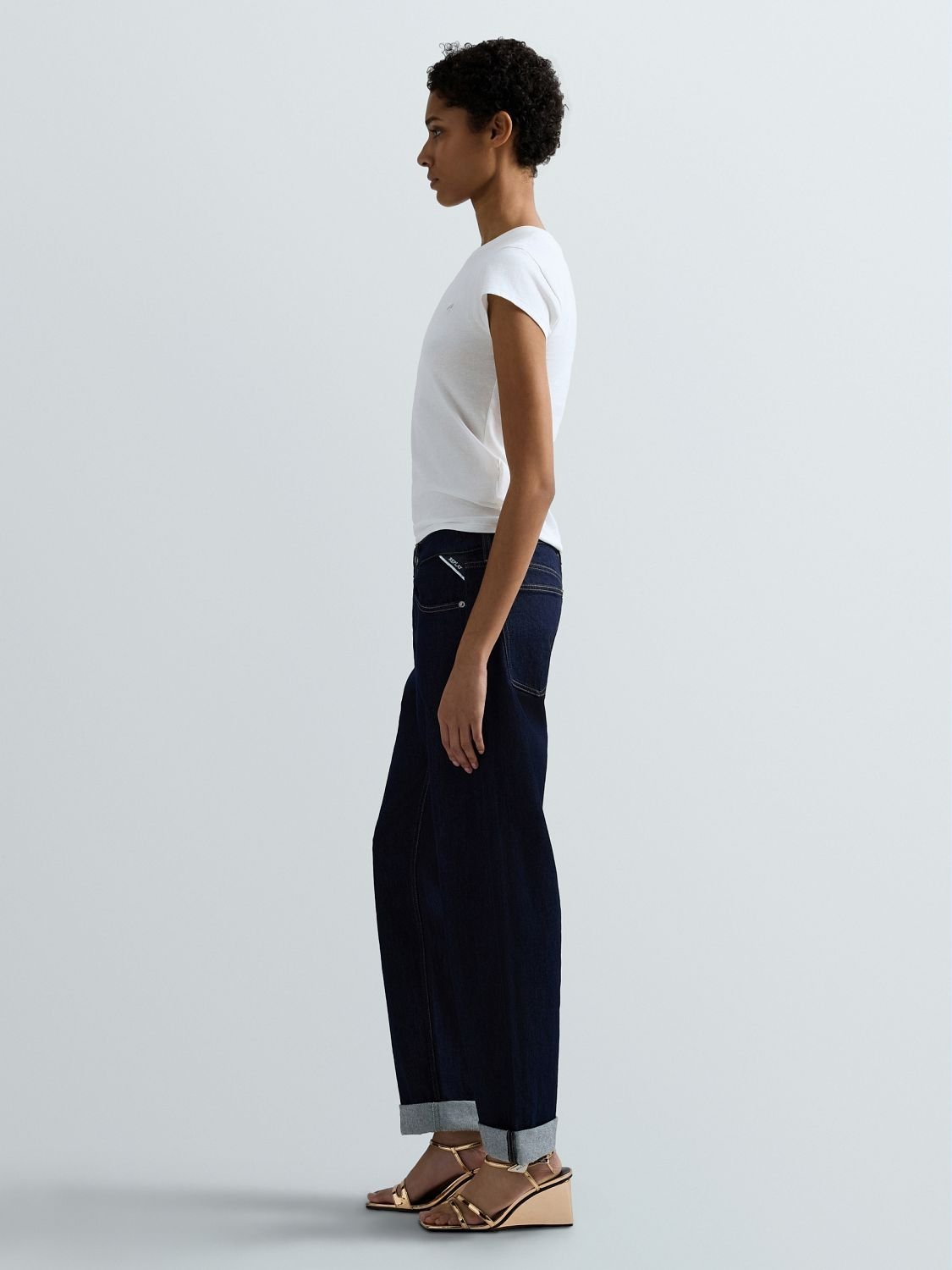 【SALE／10%OFF】REPLAY ストレートボーイフィットAUBRY インディゴストレッチデニム リプレイ パンツ ジーンズ・デニムパンツ ネイビー【送料無料】