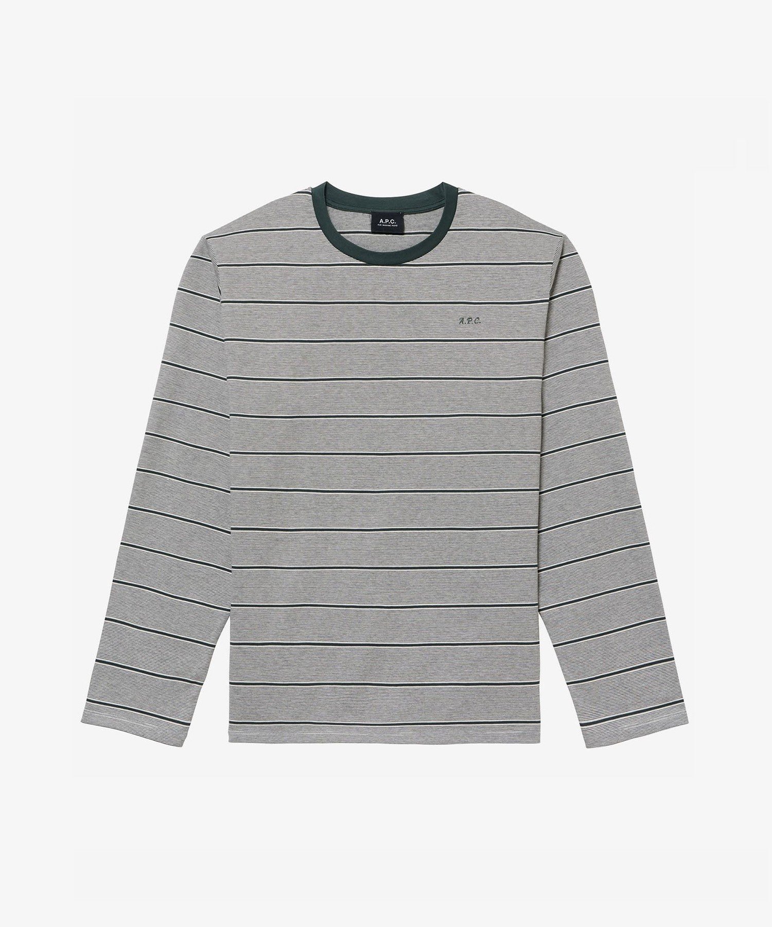 A.P.C. Jouer Tシャツ アー・ぺー・セー トップス カットソー・Tシャツ グレー グリーン【送料無料】