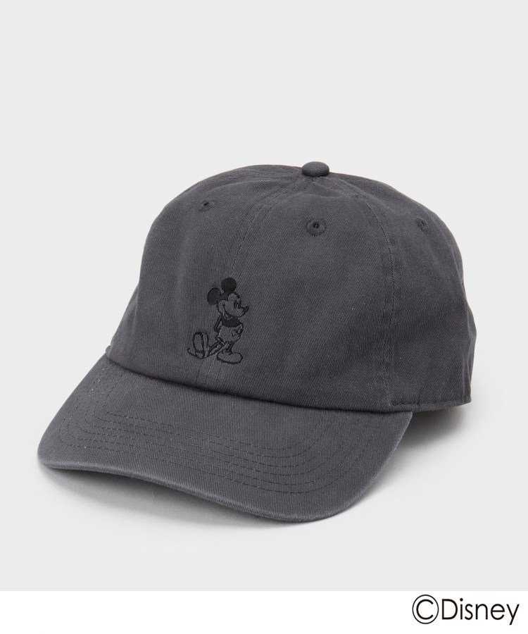 tk.TAKEO KIKUCHI Disney capsule collection「ミッキーマウス」キャップ ティーケータケオキクチ 帽子 キャップ グレー ブラック【送料無料】