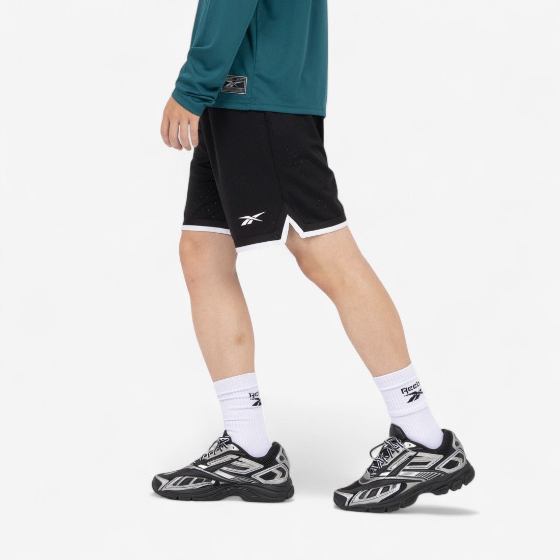 Reebok バスケットボール トランジション ショーツ / REEBOK BASKETBALL TRANSITION SHORT リーボック パンツ その他のパンツ パープル ブラック【送料無料】