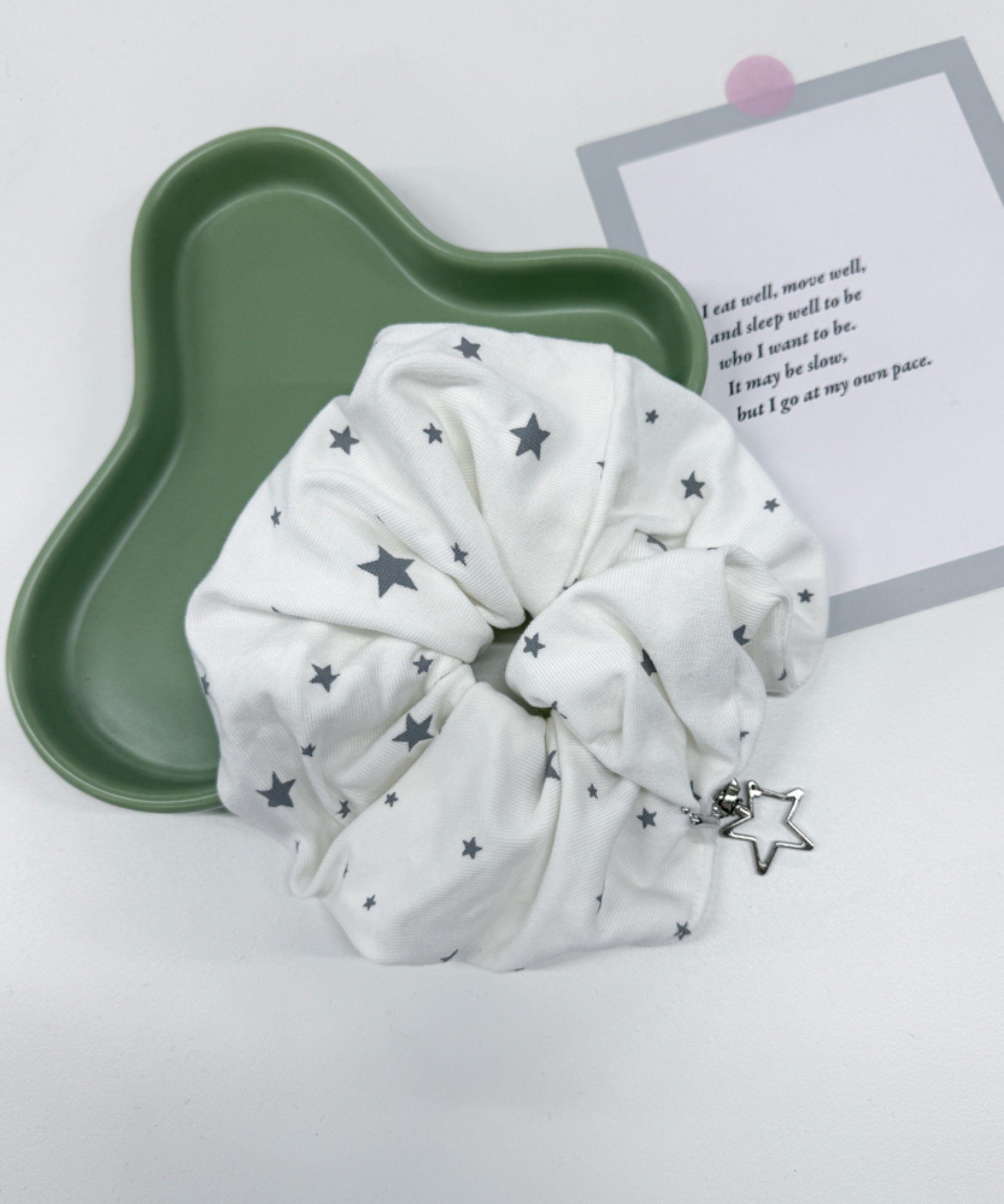 WEGO LADY'S Lカラビナスターシュシュ ウィゴー 帽子 その他の帽子 ブラック ホワイト グレー