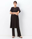 【SALE/43%OFF】Gabardine K.T スーパーハイゲージジャージー ゆったりチュニックドレス コムサ ワンピース・ドレス ドレス ブラウン ブラ...