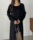 【SALE/55%OFF】JUNOAH callautia リボンワンピース ジュノア ワンピース・ドレス ワンピース ブラック ブラウン ベージュ