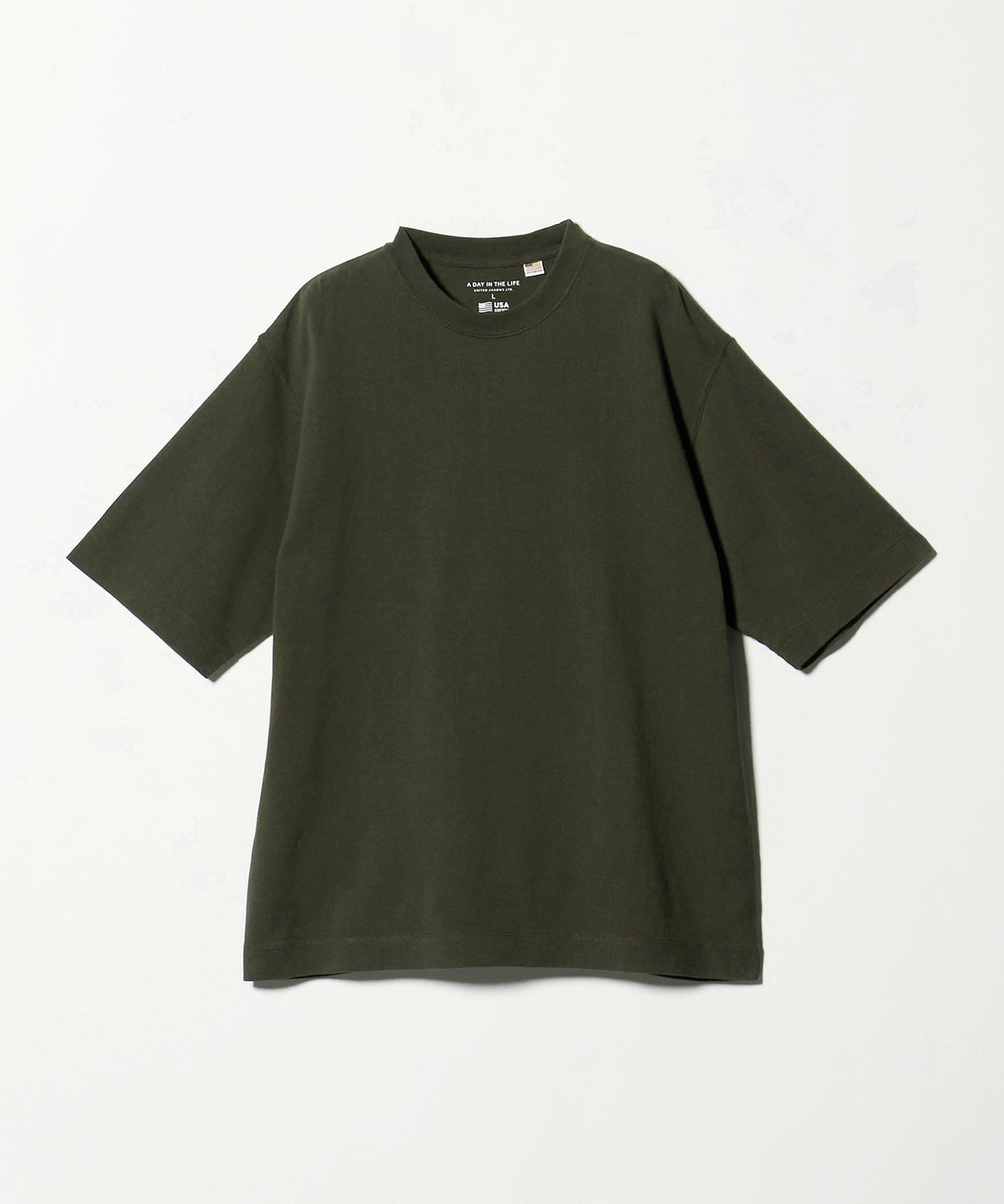 USAコットン ヘビーウェイト リラックス カットソー＜A DAY IN THE LIFE＞ ユナイテッドアローズ アウトレット トップス カットソー・Tシャツ ネイビー グリーン グレー ホワイト