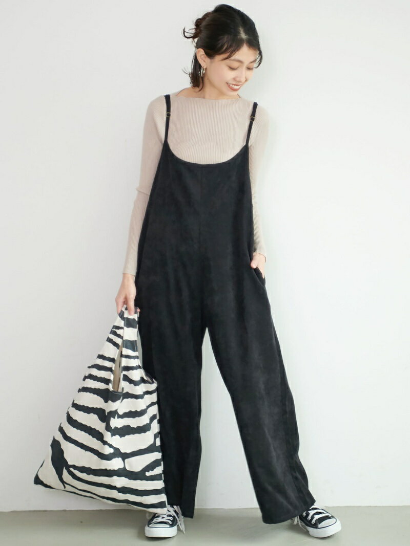 【SALE／70%OFF】coca サロペット コカ パンツ/ジーンズ サロペット/オールインワン ブラック ブラウンのサムネイル