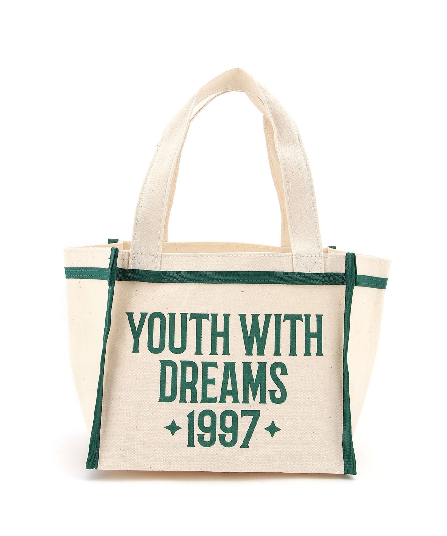 AVVENTURA/(U)ロゴプリントリバースミニトート アヴェンチュラ バッグ トートバッグ ホワイト