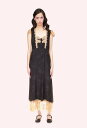 ANNA SUI FLORAL JACQUARD DRESS アナ スイ ワ