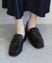 【SALE/50%OFF】aimoha - select - 【shoes365】スクエアトゥ ローヒール ローファー アイモハ シューズ・靴 ローファー ホワ...