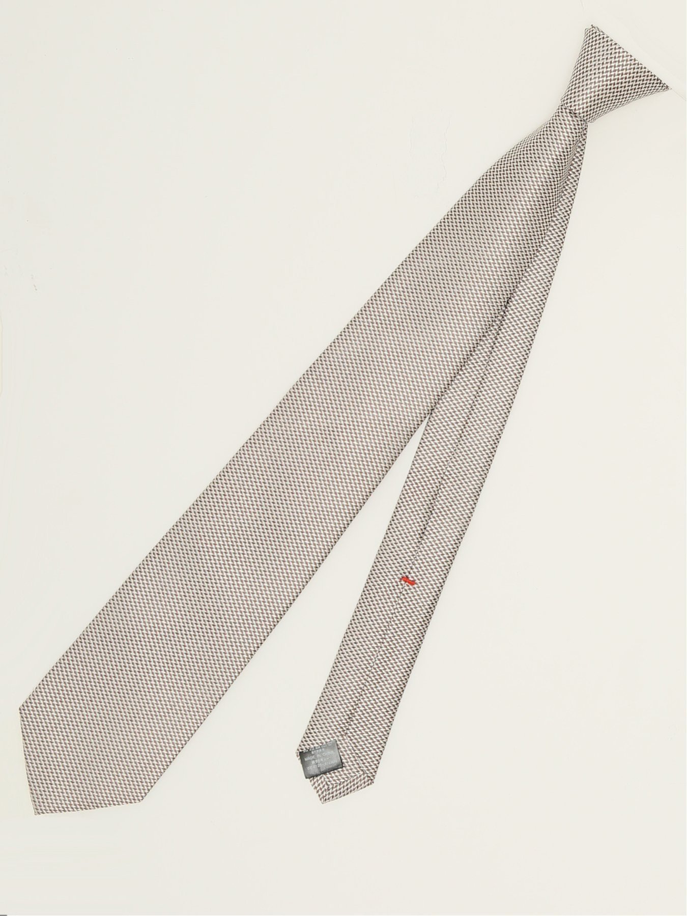 m.f.editorial セッテピエゲ シルクソリッド レギュラータイ 8cm幅 タカキュー スーツ・フォーマル ネクタイ・蝶ネクタイ ブラウン ネイビー【送料無料】