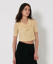 ATTISESSION <ATTISESSION>コットン フライス ホルターネック トップス ビューティー&ユース ユナイテッドアローズ トップス カットソー・Tシャツ ブラック ベージュ【送料無料】