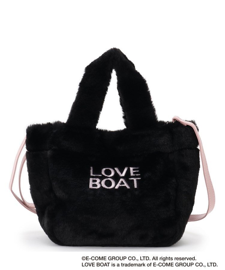 【SALE／30%OFF】OberTashe LOVEBOAT2WAYファーショルダー エスペランサ バッグ ショルダーバッグ ブラック ホワイトのサムネイル