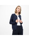 【SALE/50%OFF】LACOSTE スムースニットクルーネックカーディガン ラコステ ニット カーディガン ネイビー【送料無料】