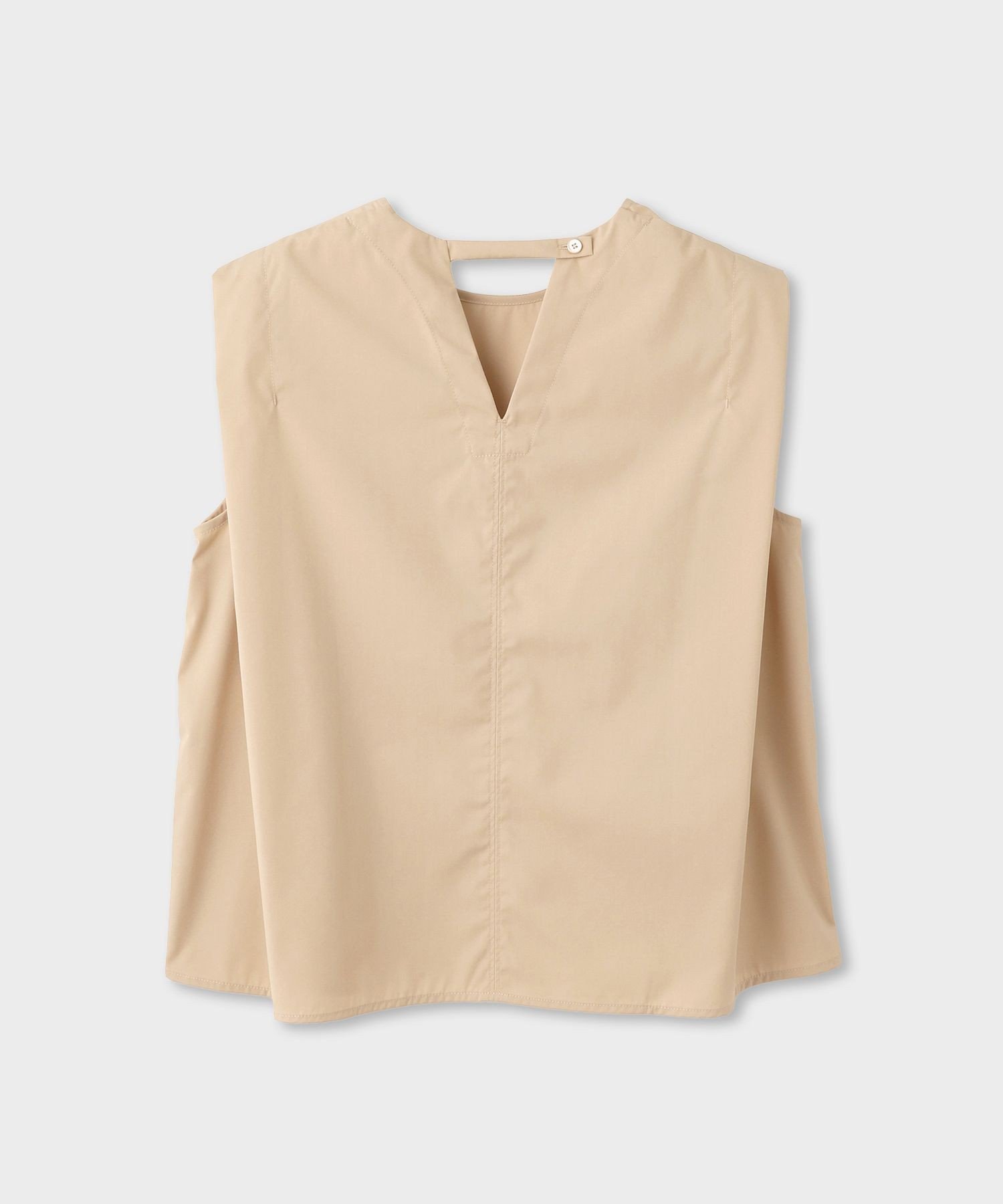 REALM 【一部店舗限定】【REALM(レルム)】FORM BLOUSE｜タックブラウス ロペ トップス シャツ・ブラウス ベージュ ホワイト